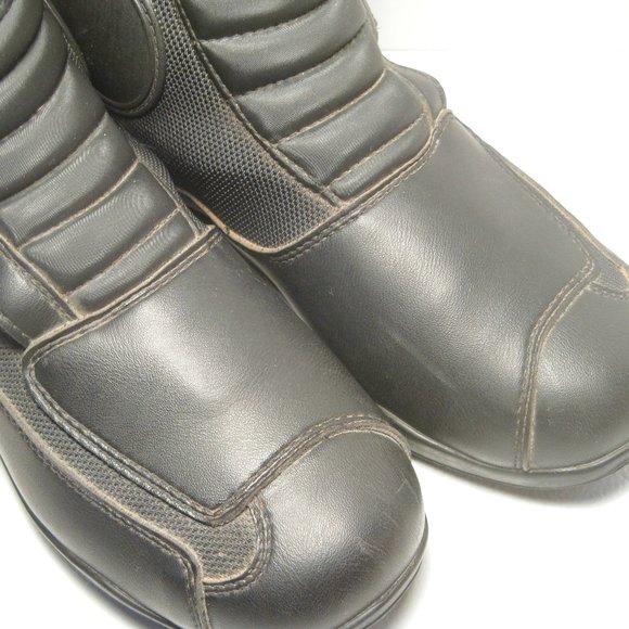 Women's ALPINESTARS Motorcycle Motorbike Riding Boots Black Sz 38/ 7.5 US - EUC! - Picture 9 of 10